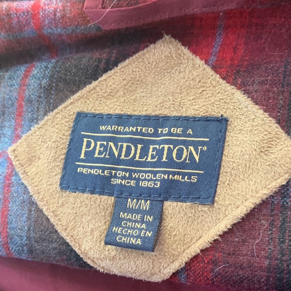 Pendleton Burgundy Teddy Jacket - image 2